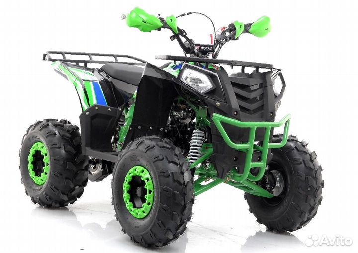 Детский квадроцикл 125 кубов Grizlik A125 зеленый