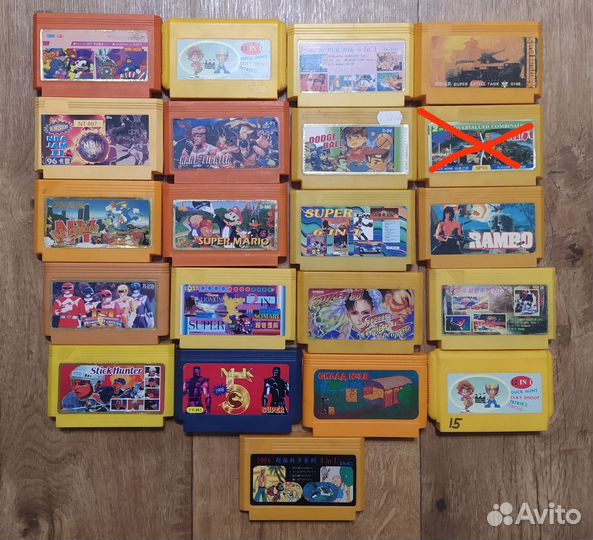 Картриджи денди