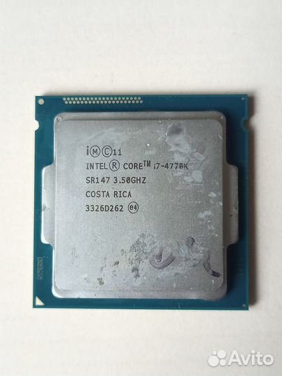 Процессор intel core i7 4770K сокет 1150