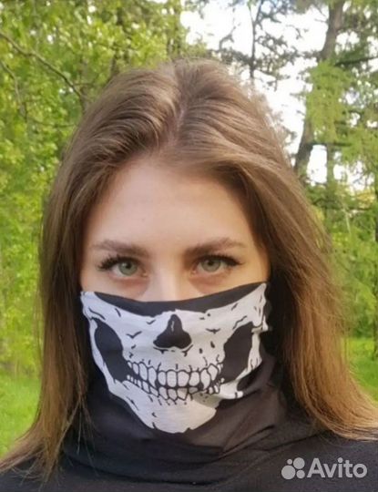 Маска с черепом бафф
