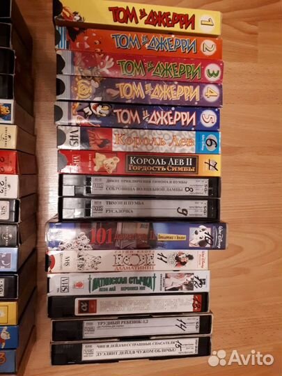 VHS Видеокассеты детские мультфильмы сказки фильмы