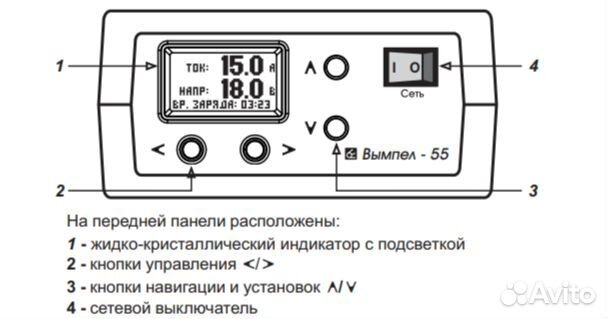 Зарядное устройство Вымпел 55