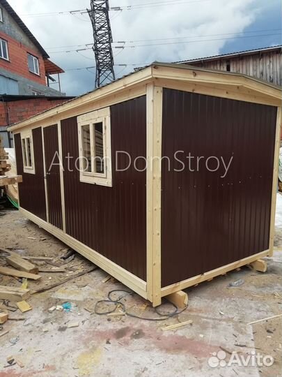 Новые деревянные бытовки