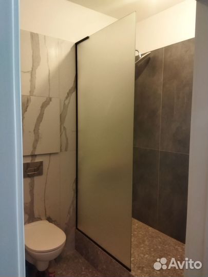 Душевая перегородка из закаленного стекла