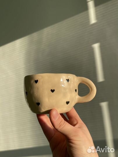 Кружка керамическая ручная работа