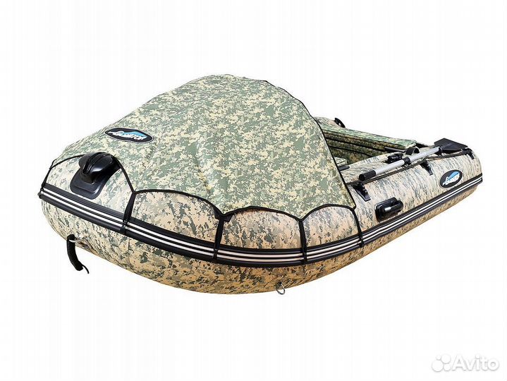 Надувная лодка пвх gladiator C400AL camo С ал.пол