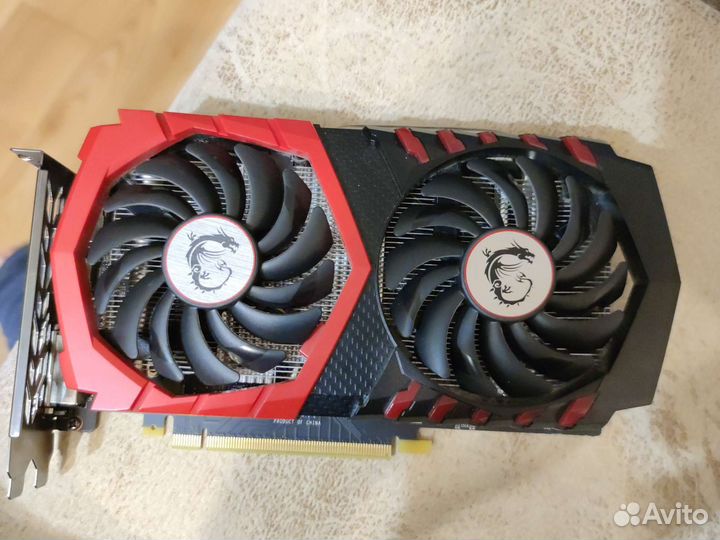 Видеокарта MSI Gtx 1050 ti Gaming x 4gb