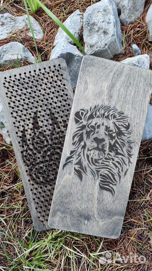 Садху доска медная с медными гвоздями для йоги л