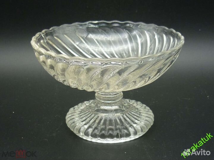 Ваза для варенья русское стекло. Конец 19 века