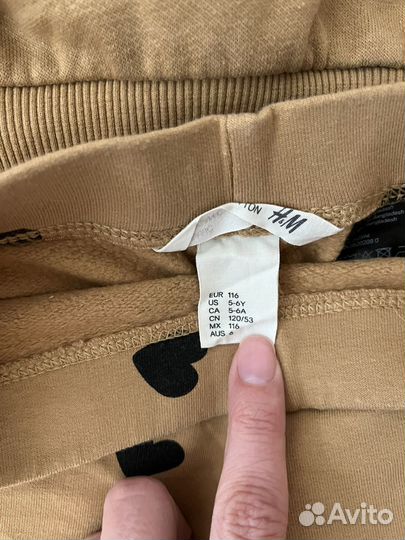 Комплект вещей на девочку 4-6 лет h&m