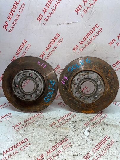 Диск тормозной передний Volkswagen Golf 6