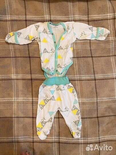 Боди и Ползунки 56 топотушки
