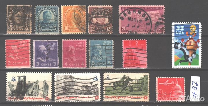 США, USA (почтовые марки) #27