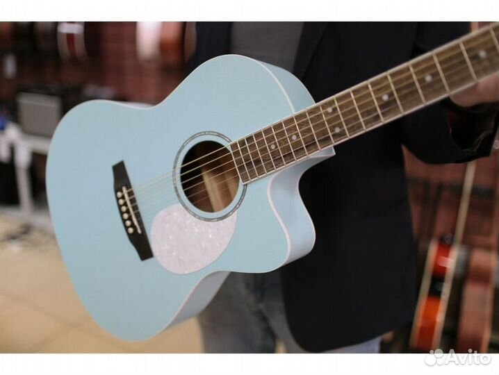 Cort Jade-Classic-skop голубая электроакустическая