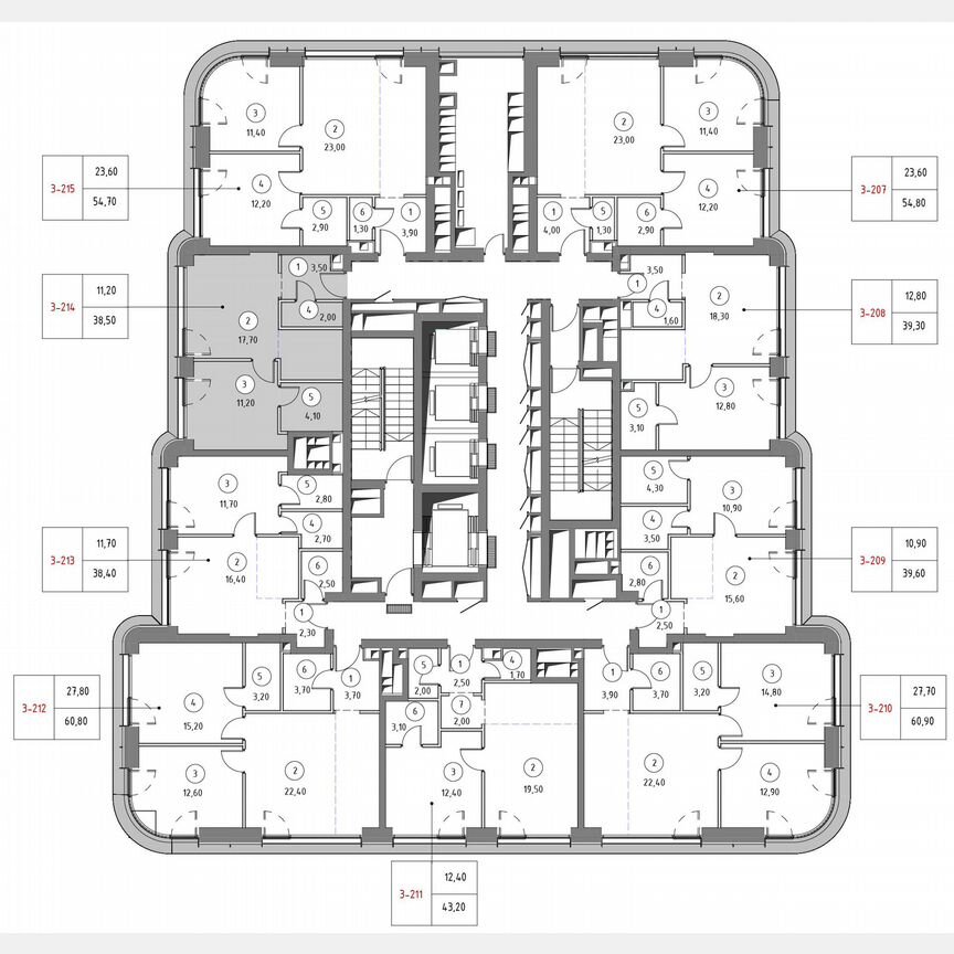 1-к. квартира, 37,9 м², 26/53 эт.