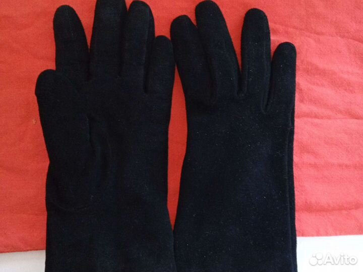 Перчатки замша натуральная