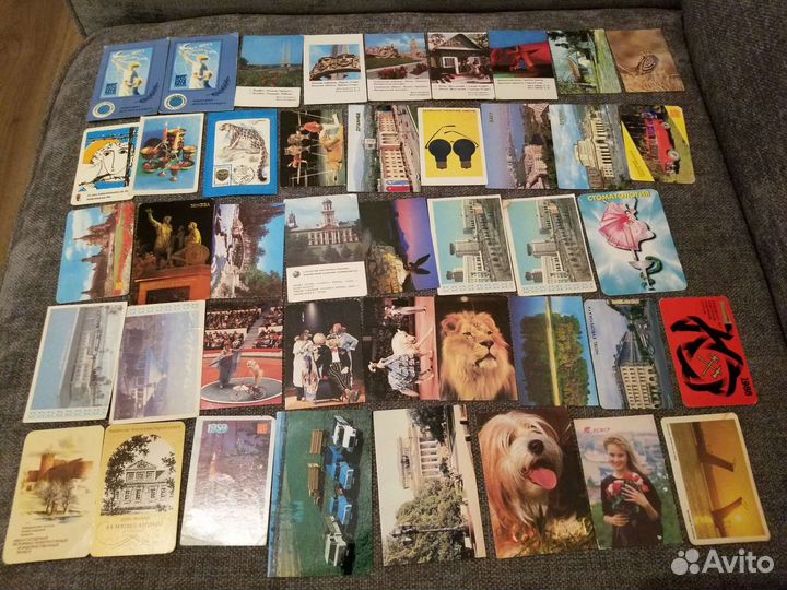 Коллекция календариков 70ых, 80ых, 90ых. 100шт