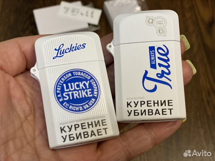 Lucky Strike новая коллекционная турбо зажигалка