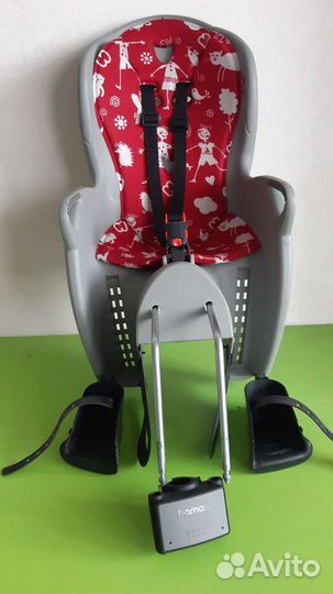 Детское велокресло hamax kiss+шлем