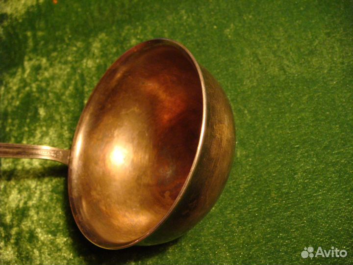 Половник Старинный Мельхиоровый Серия Пламя