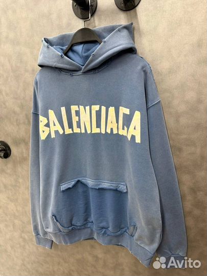 Худи balenciaga скотч оверсайз (коллекция 2024)