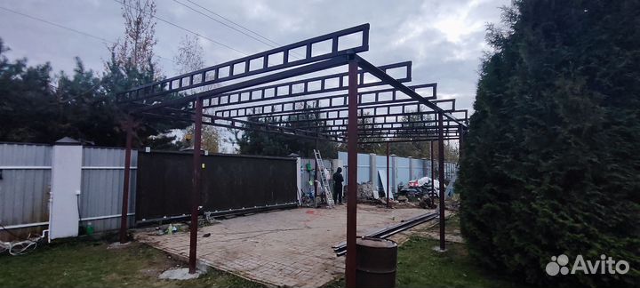 Металлоконструкции - навесы, лестницы, ворота