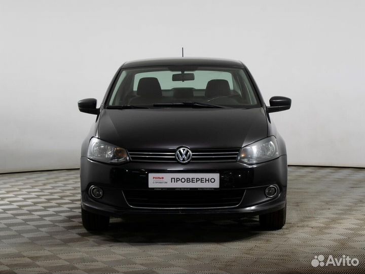 Volkswagen Polo 1.6 AT, 2013, 168 641 км
