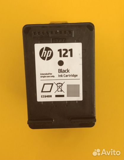 Картридж hp 121 black
