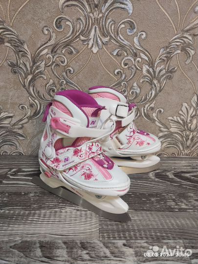 Коньки детские раздвижные 27-30