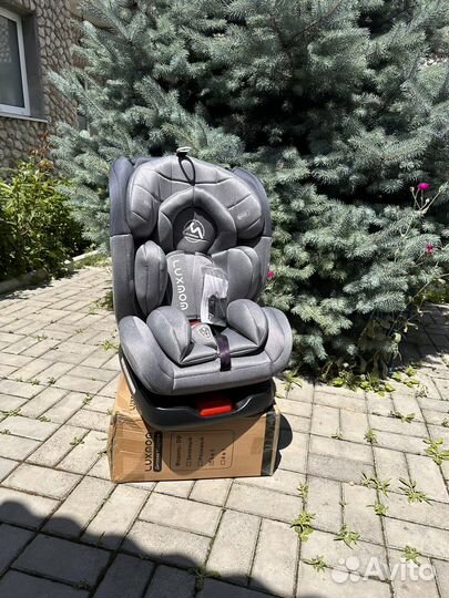 Детское автокресло luxmom 210 (серое )