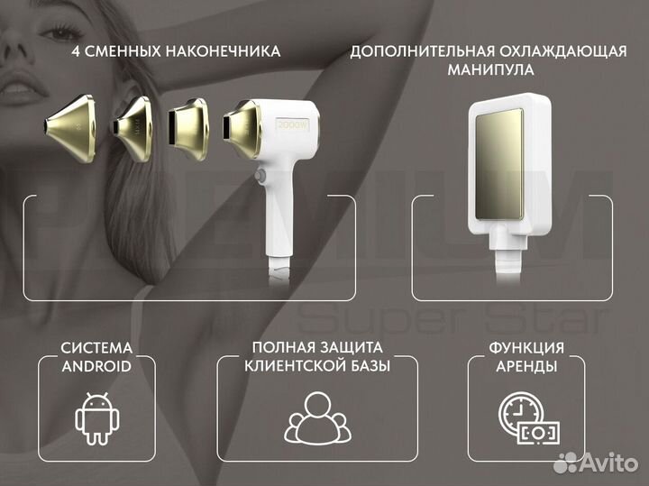 Диодный лазер для эпиляции 2000W