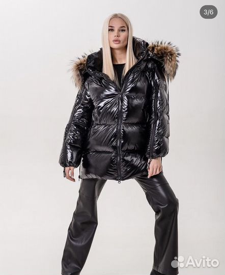 Пуховик зимний женский