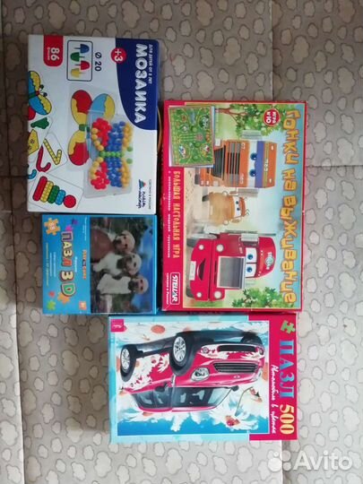 Пазлы, мозаика, настольная игра