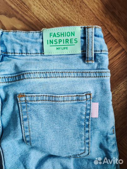 Джинсы для девочки 128