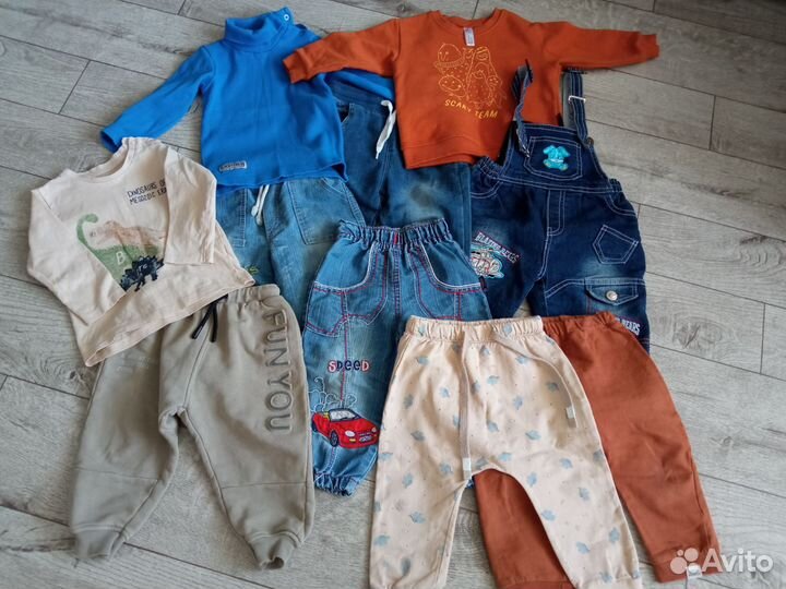 Детские вещи пакетом на мальчика 80 86