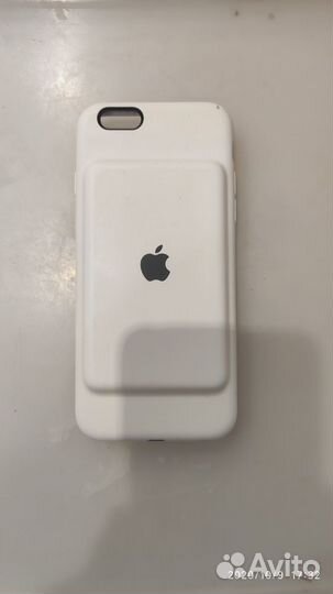Чехол Smart Battery Case для iPhone 6/6s (Белый)