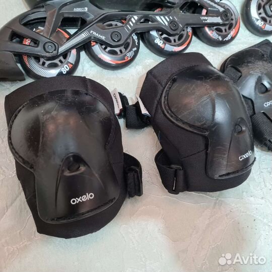 Ролики 32-35 детские + шлем + защита + сумка