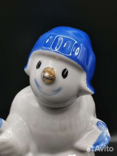Статуэтка Снеговик Известия Дулево СССР