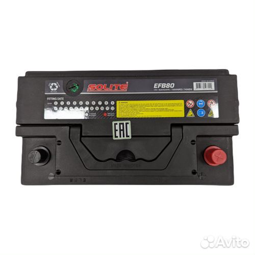 Аккумулятор Solite EFB 80 (80Ач, 740А)