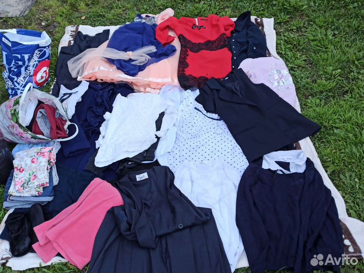 Вещи пакетом на девочку 9 - 10 лет