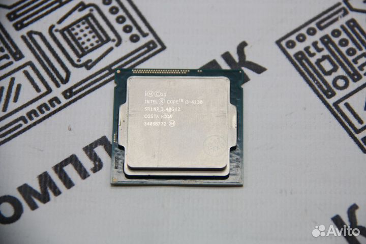 Intel core i3 4130 3.4 Ghz (2/4 ядер)