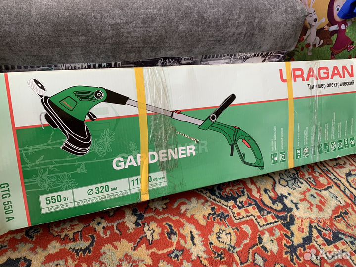 Газонокосилка триммер электрический