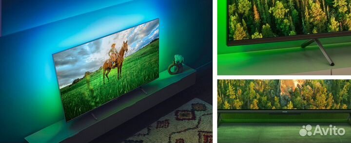 Телевизор philips Ambilight 50 8108,smart,4К,новый