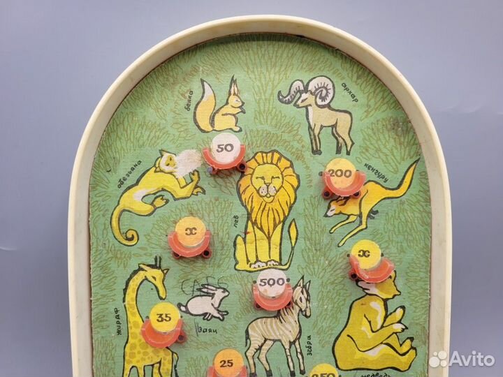 Настольная игра СССР Бильярд Рыбы Животные