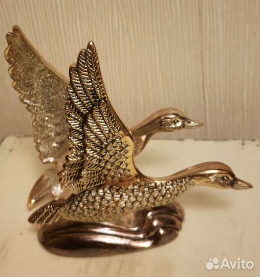 Салфетница металлическая Птица, винтаж