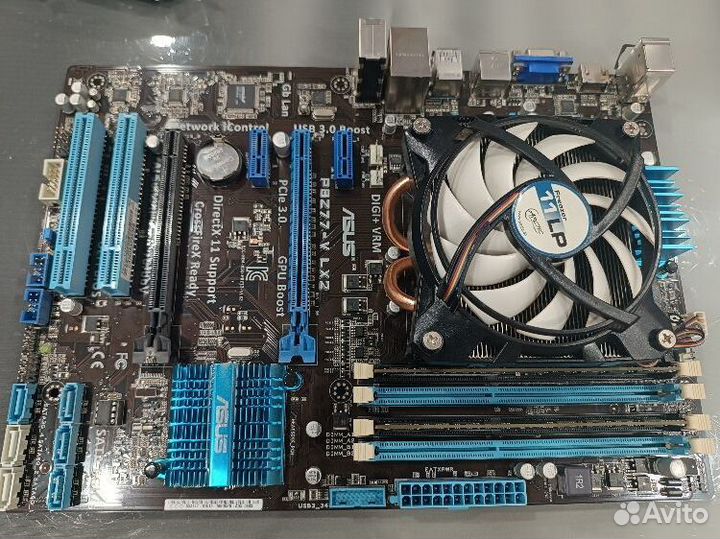 Материнская плата с процессором