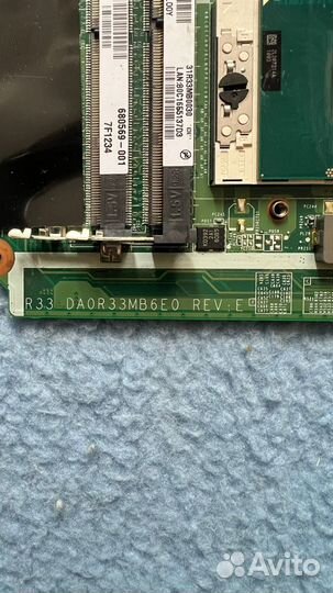 Материнская плата DA0R33MB6E0 REV:E