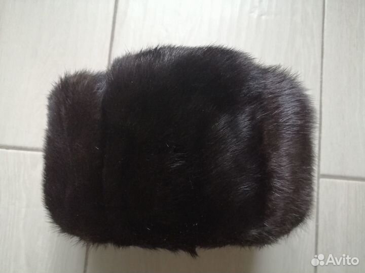 Норковая шапка мужская