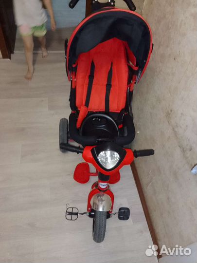 Велосипед с родительской ручкой