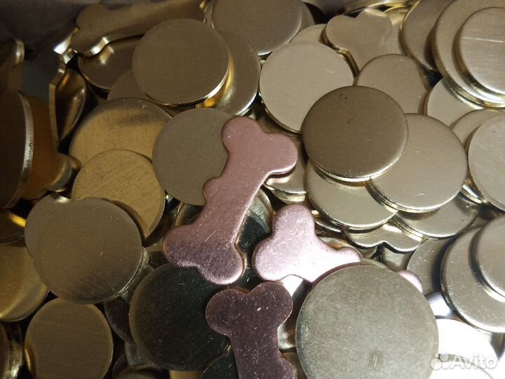 Заготовки для чеканки сув. жетонов